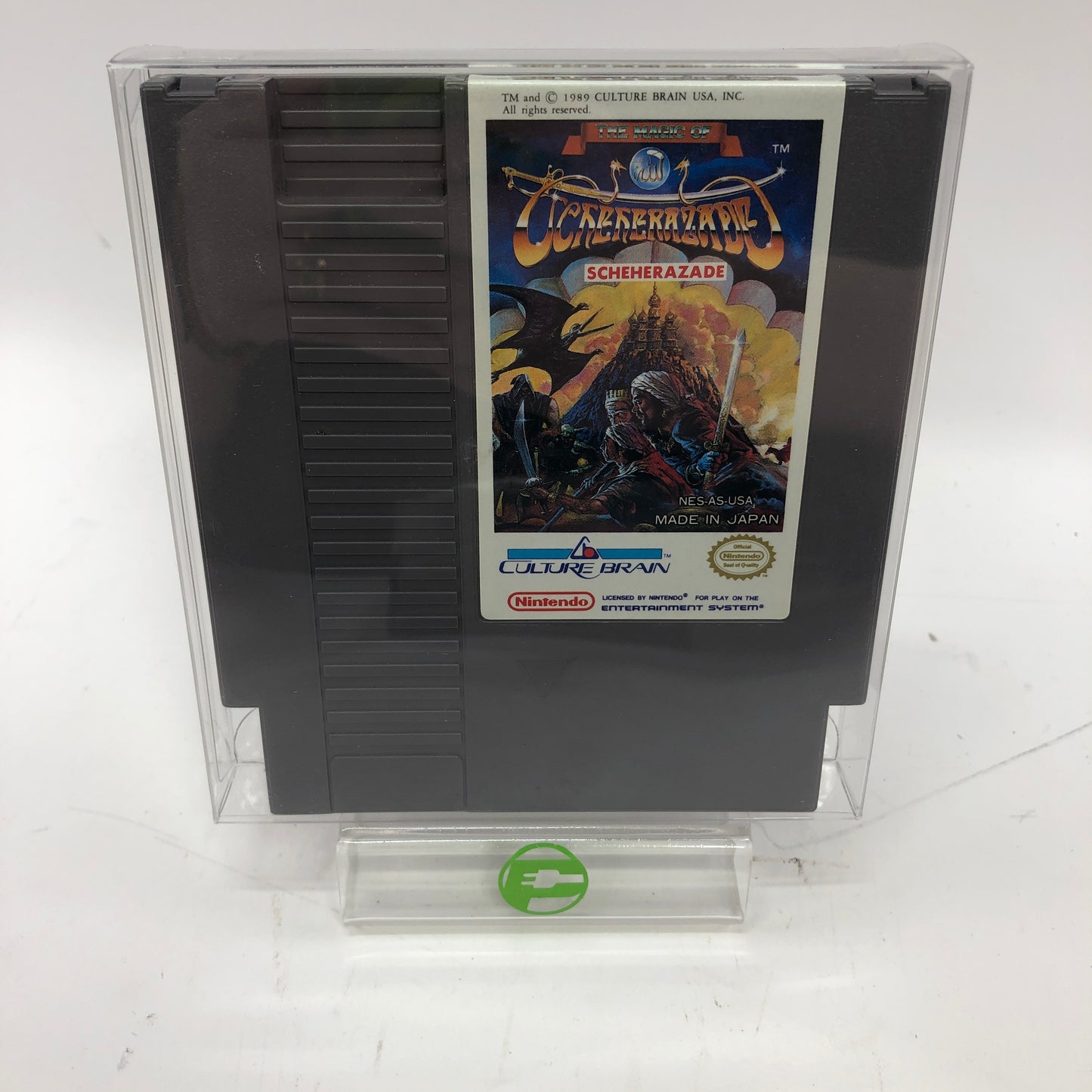 The Magic of Scheherazade (Nintendo NES 1989)Cartridge Only w Protective Plastic
