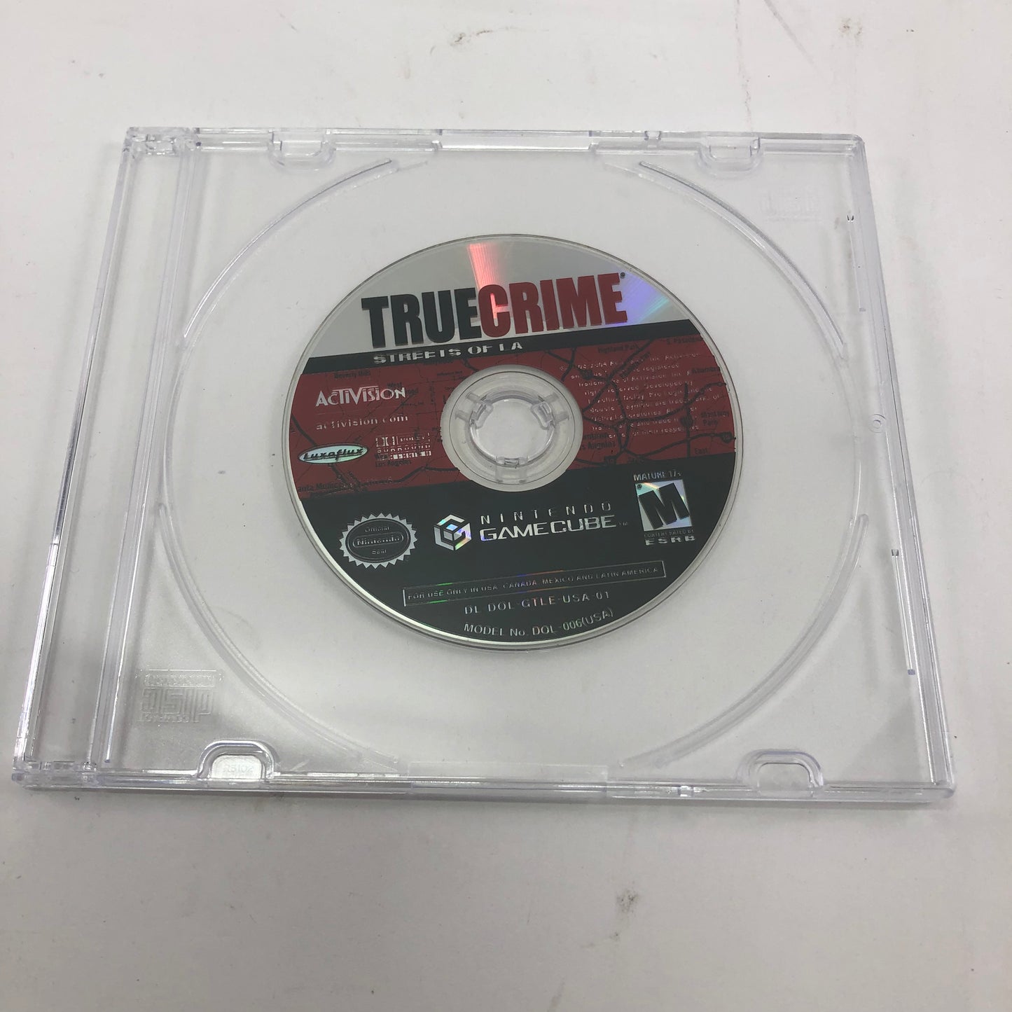 True Crime Streets of LA (Nintendo GameCube, 2003) Disc Only