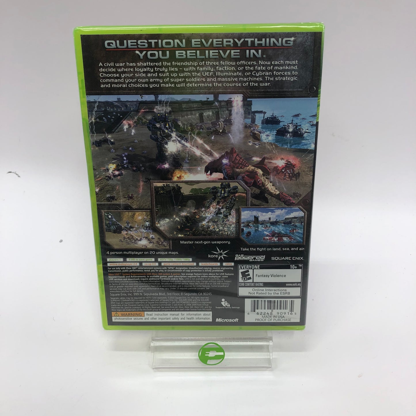 New Supreme Commander 2 (Microsoft Xbox 360, 2010) Factory Sealed