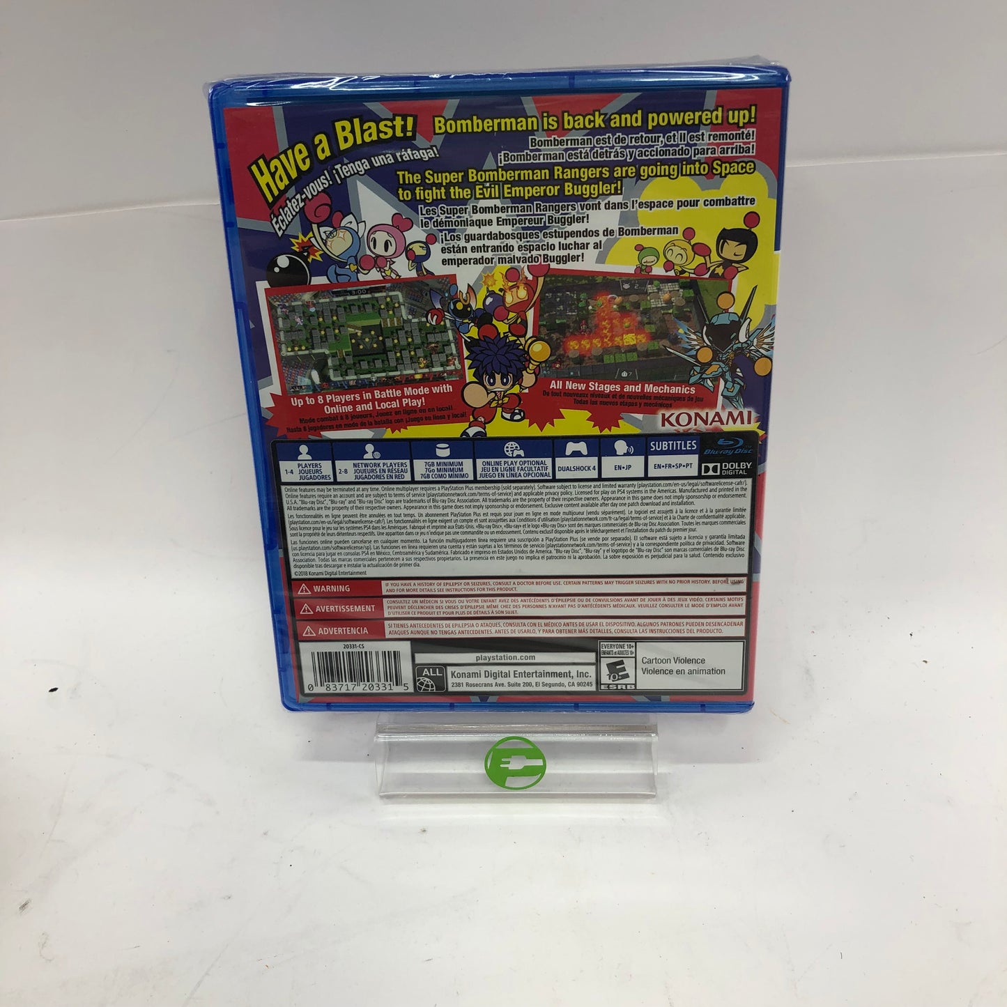New Super Bomberman R (Sony PlayStation 4 PS4, 2018) Factory Sealed