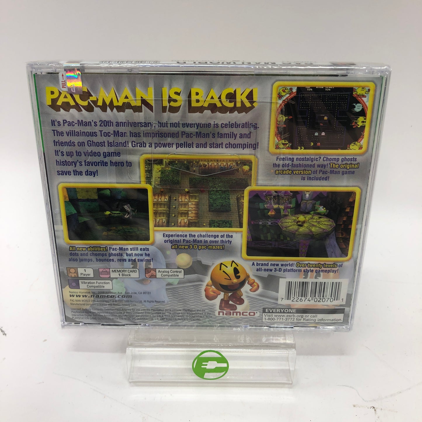 New Pac-Man World (Sony PlayStation 1 PS1, 1999) Factory Sealed