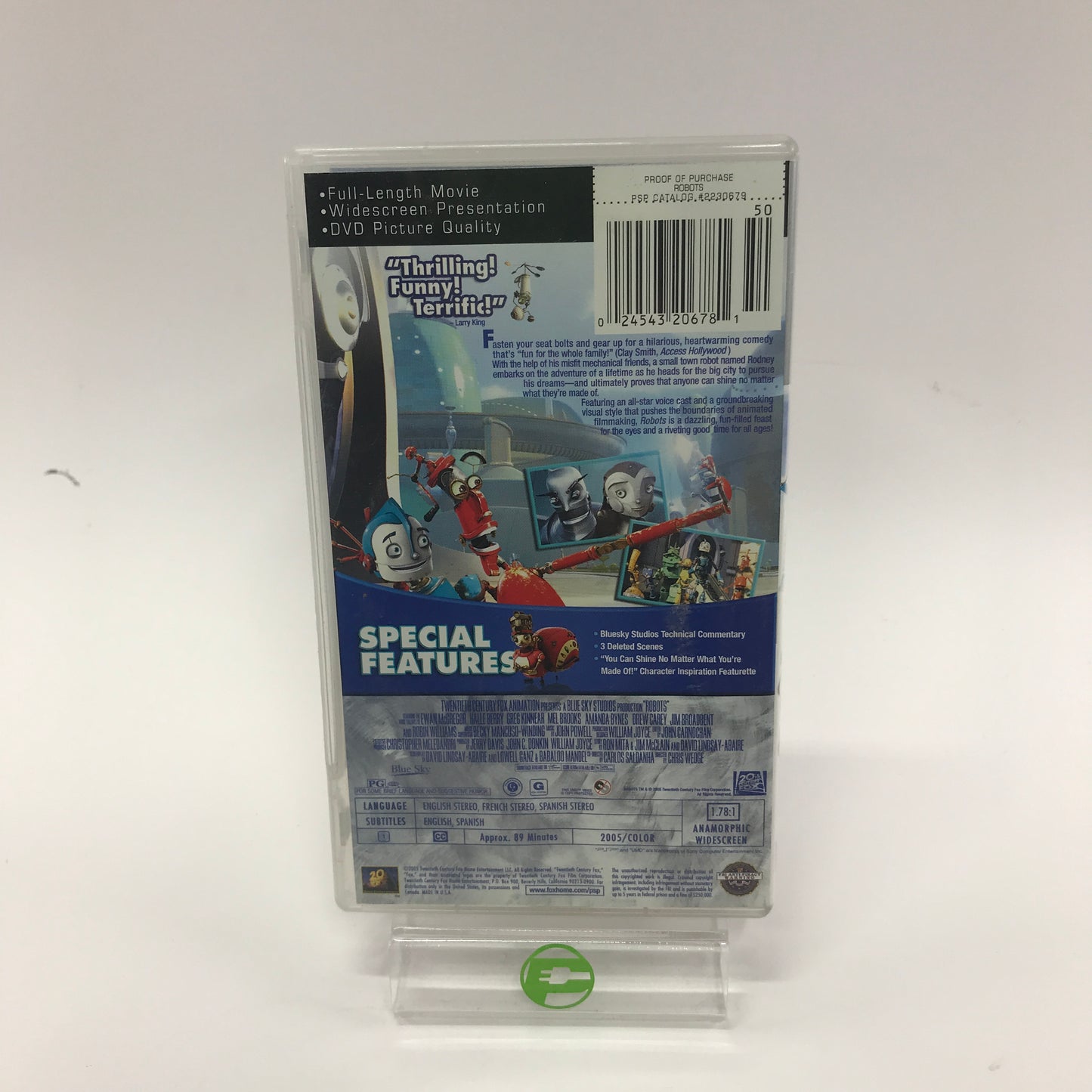 Robots and Click UMD Movie Bundle Sony PlayStation Portable PSP