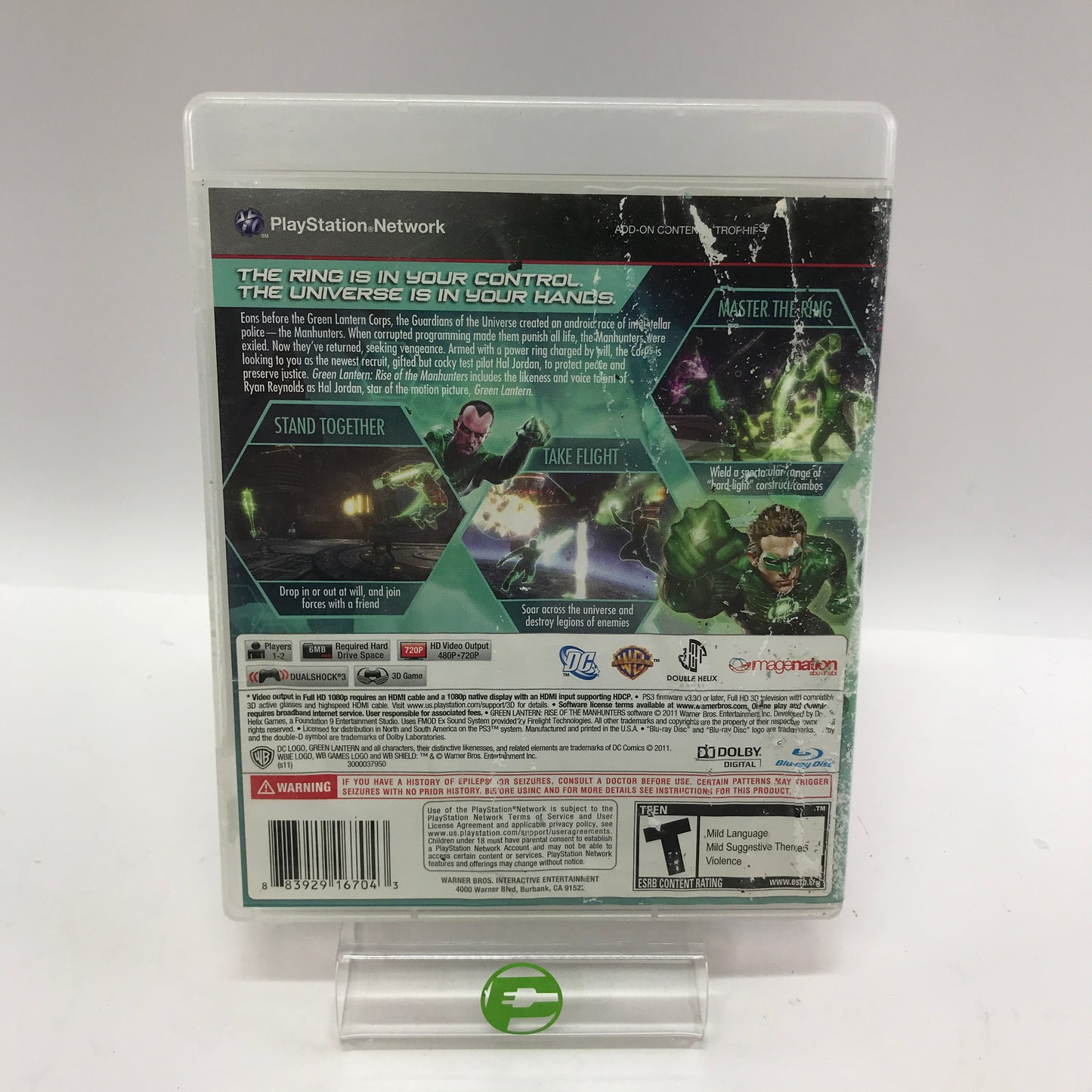 Green Lantern: Rise of the Manhunters (Sony PlayStation 3 PS3, 2011) CIB