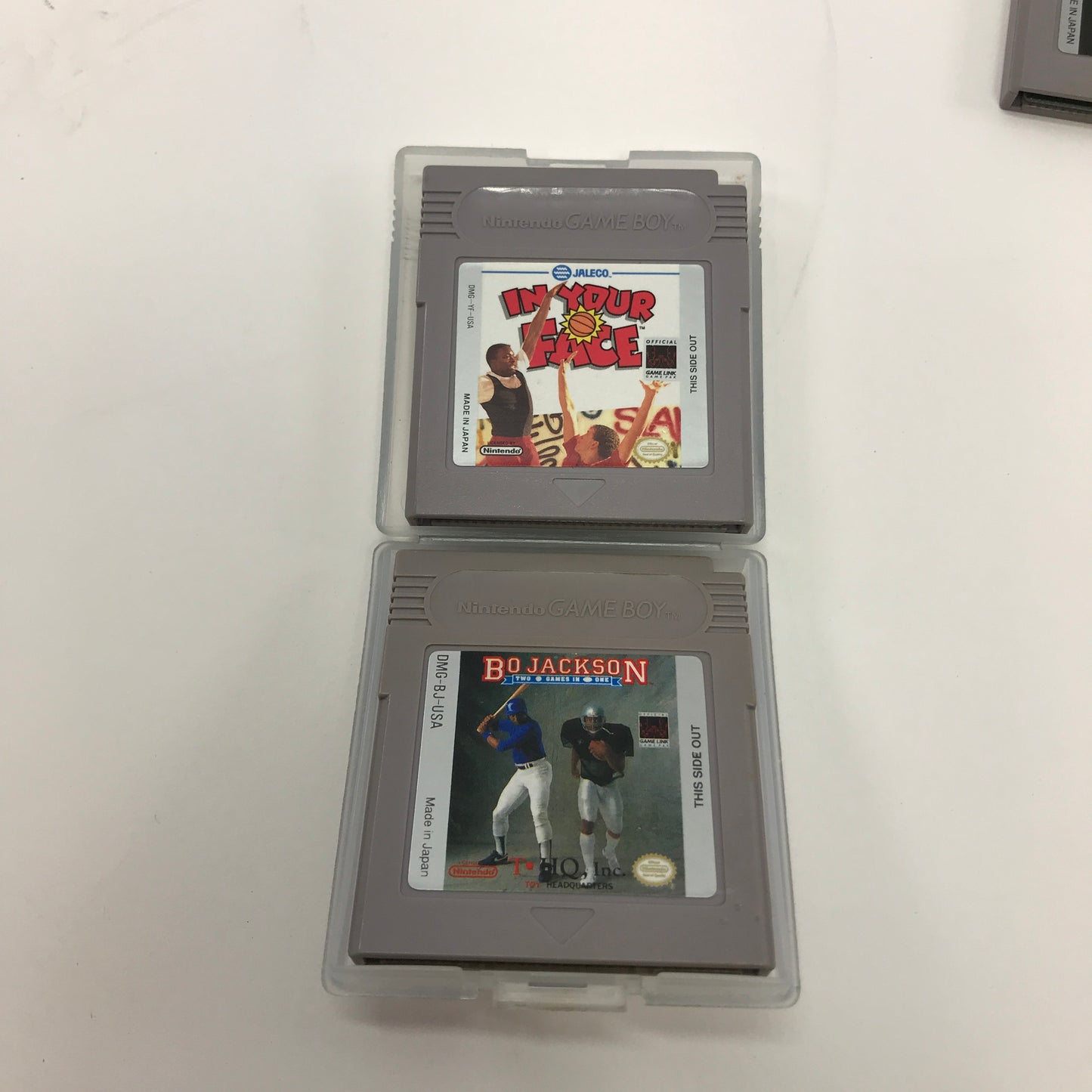 Lot of 7 Nintendo Game Boy Games, Two Black Cartridges