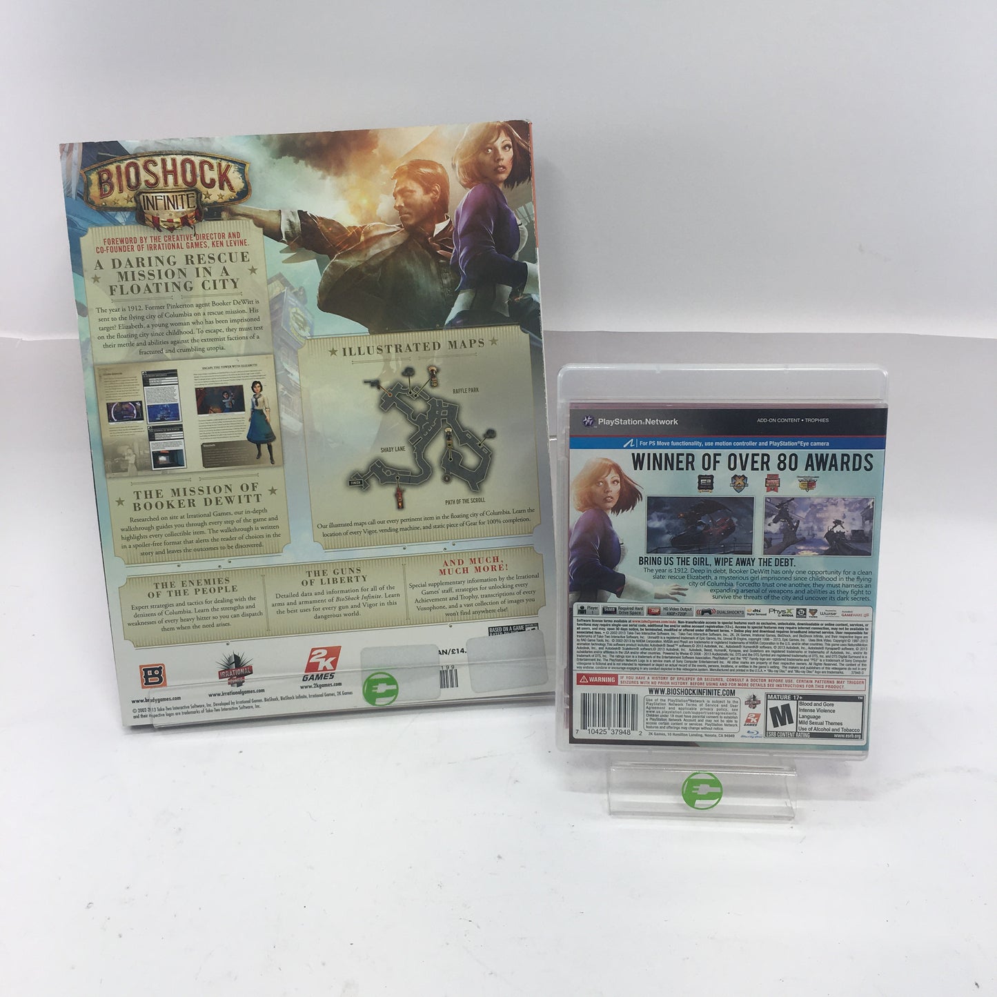 BioShock Infinite (Sony PlayStation 3 PS3, 2013) w Strategy Guide