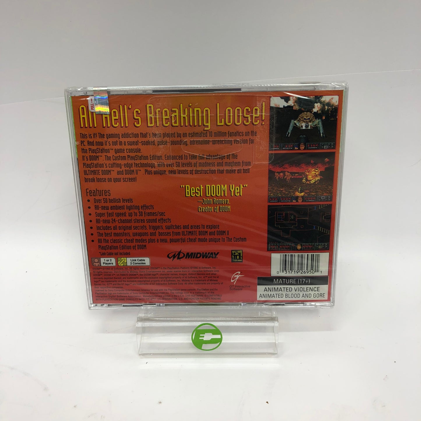 New Doom (Sony PlayStation 1 PS1, 1995) Factory Sealed