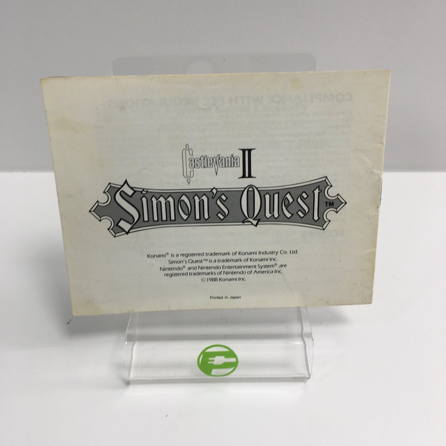 Simon's Quest (Nintendo NES, 1988) Tested Works