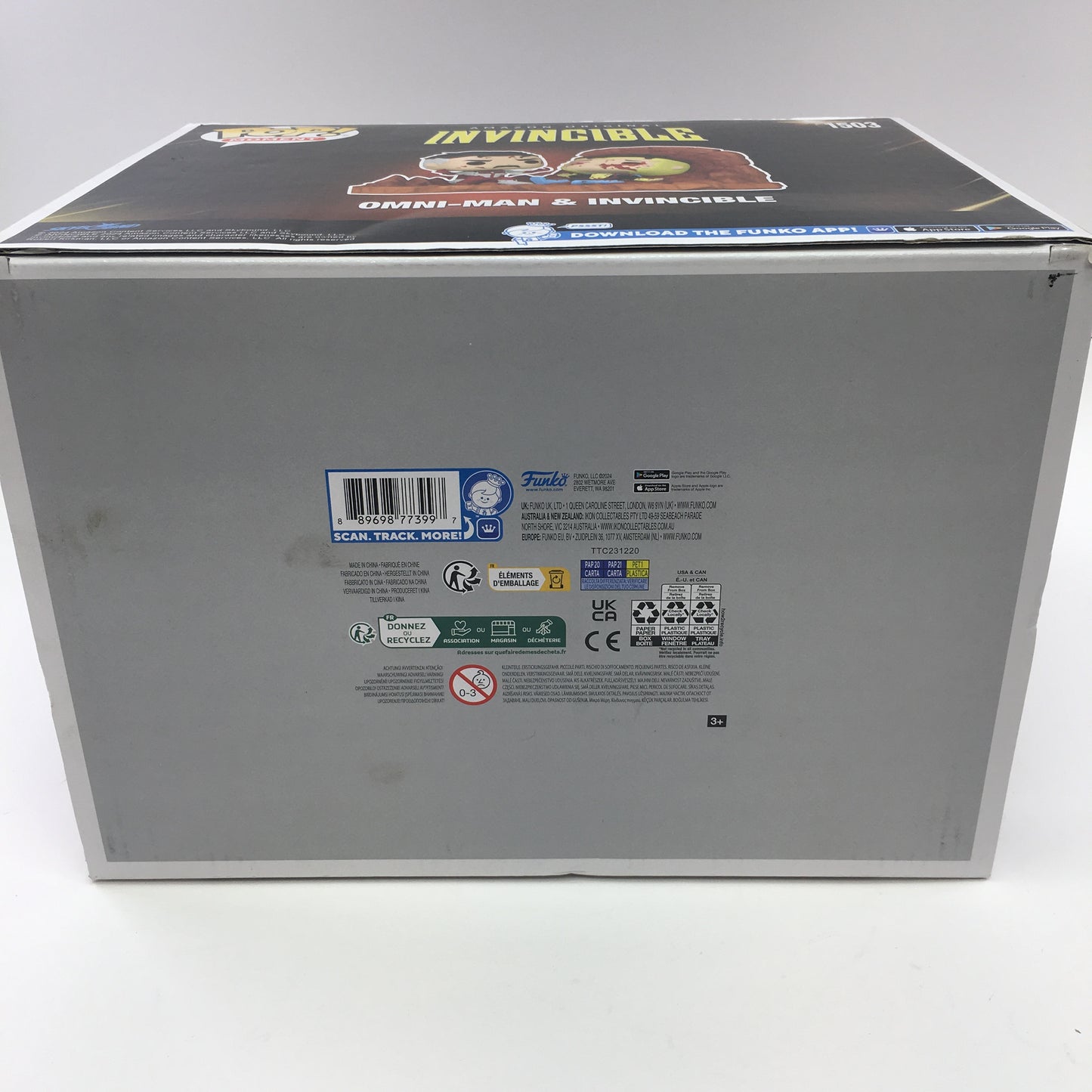 New Funko Omni-man & Invincible Vinyl Figure 1503 in Original Box