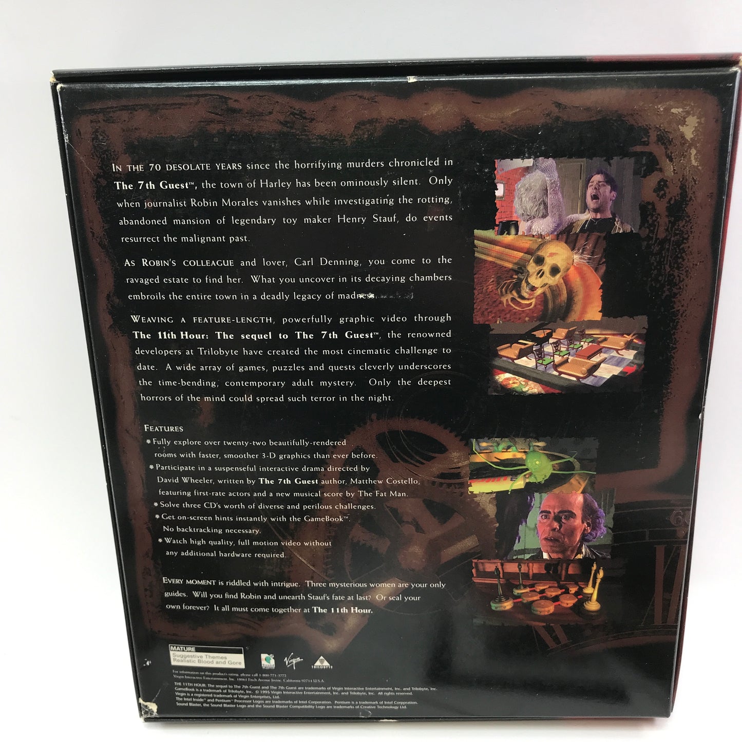 The 11th Hour (PC, 1994) Complete in Original Box CIB