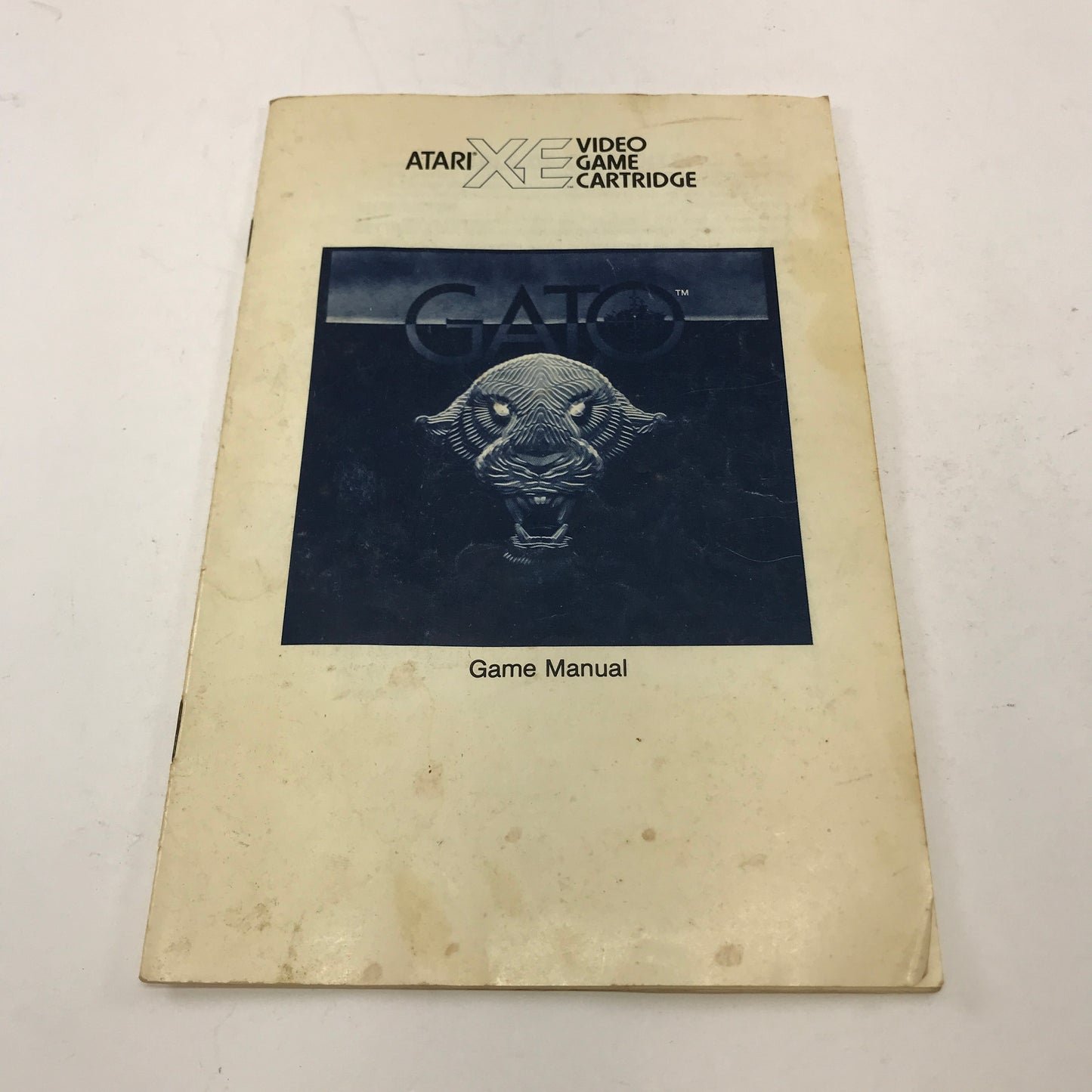 GATO (Atari XE, NaN) Manual and Cartridge Only