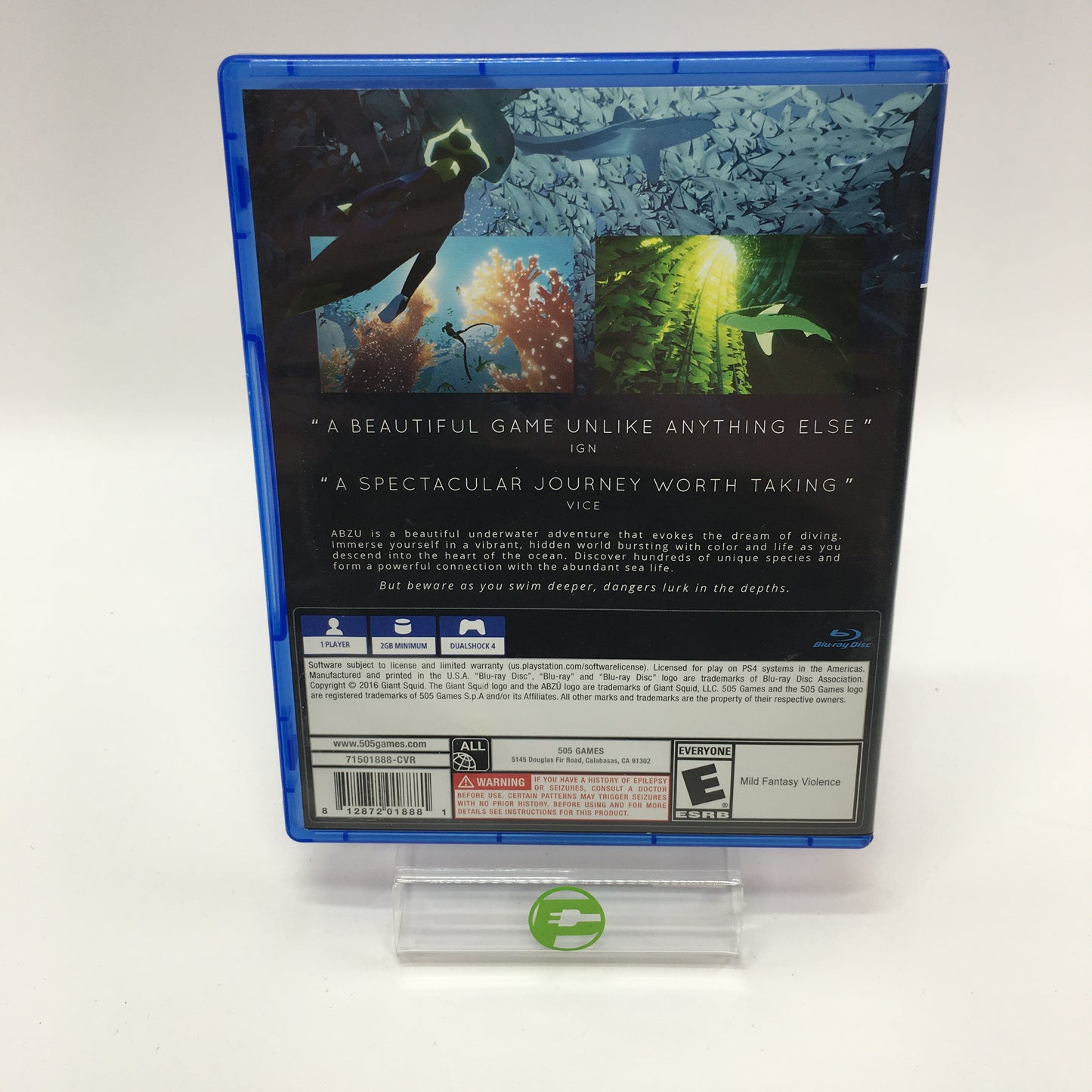 Abzu (Sony PlayStation 4 PS4, 2017) w Original Box