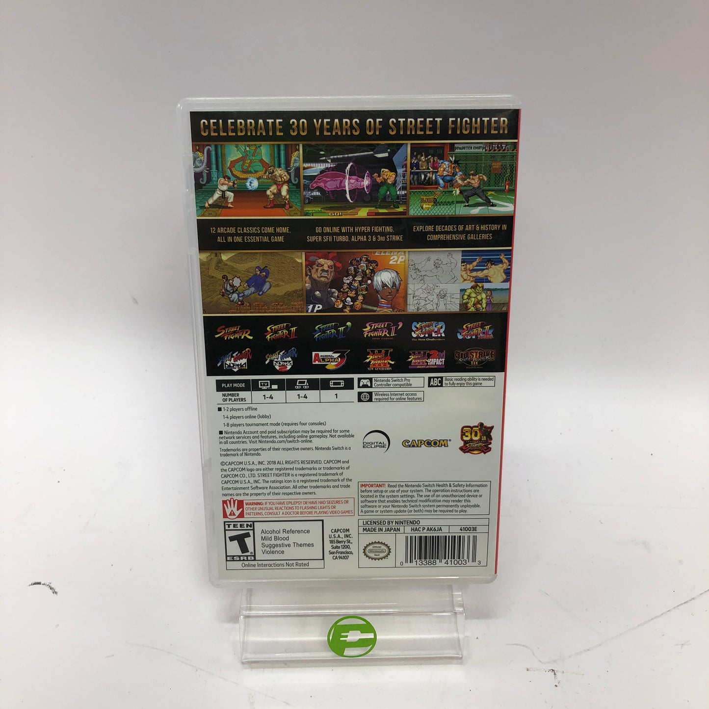 Street Fighter 30th Anniversary Collection (Nintendo Switch, 2018)w Original Box