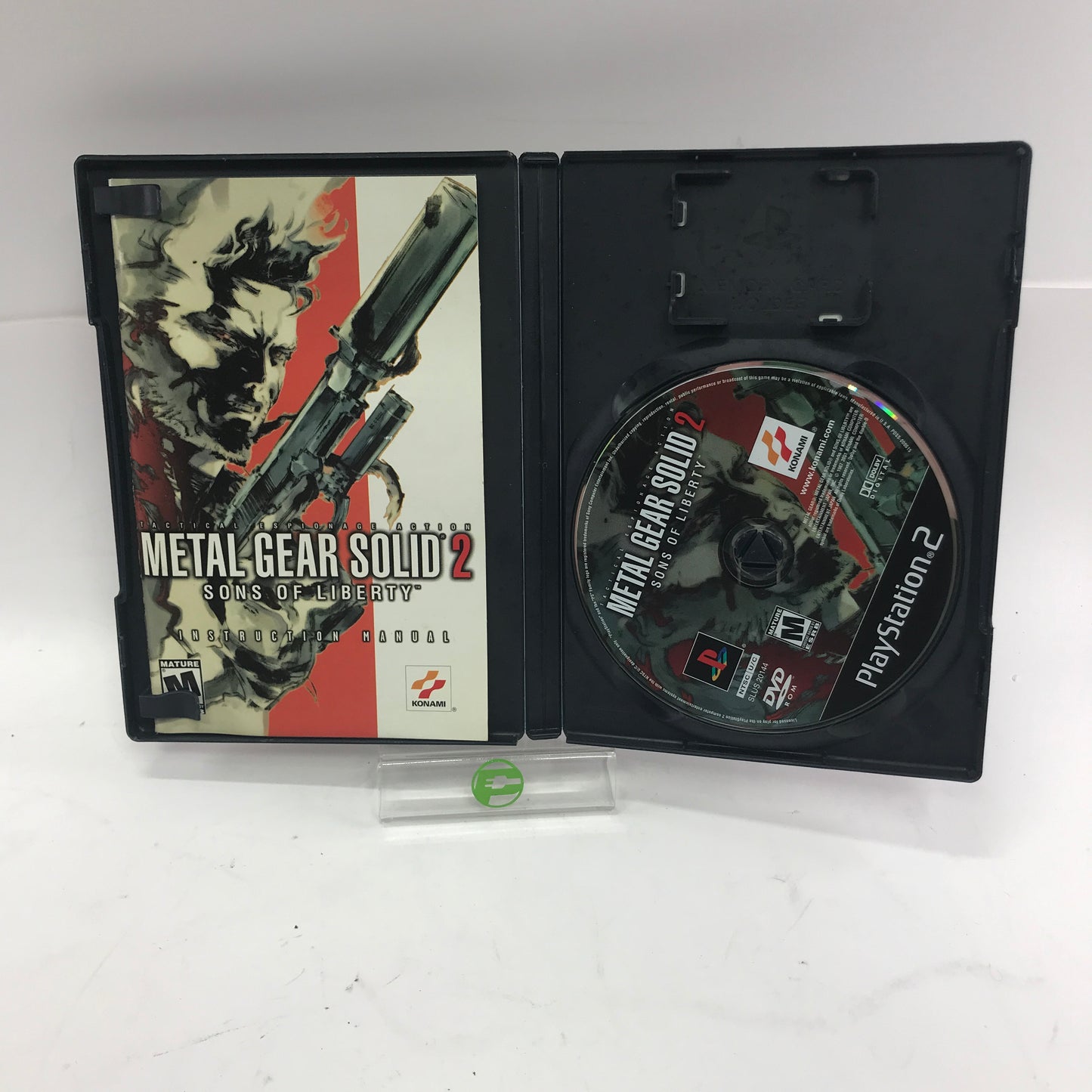 Metal Gear Solid 2 (Sony PlayStation 2 PS2, 2001) CIB w Registration Card