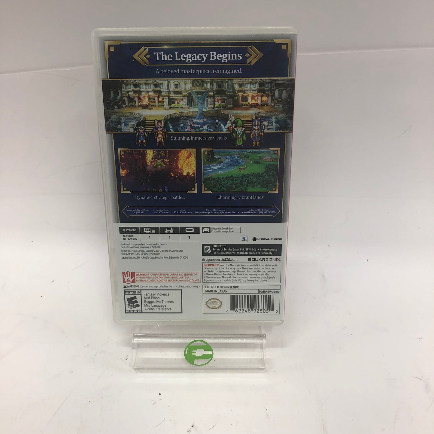 Dragon Quest III HD-2D Remake (Nintendo Switch, 2024) Complete in Box
