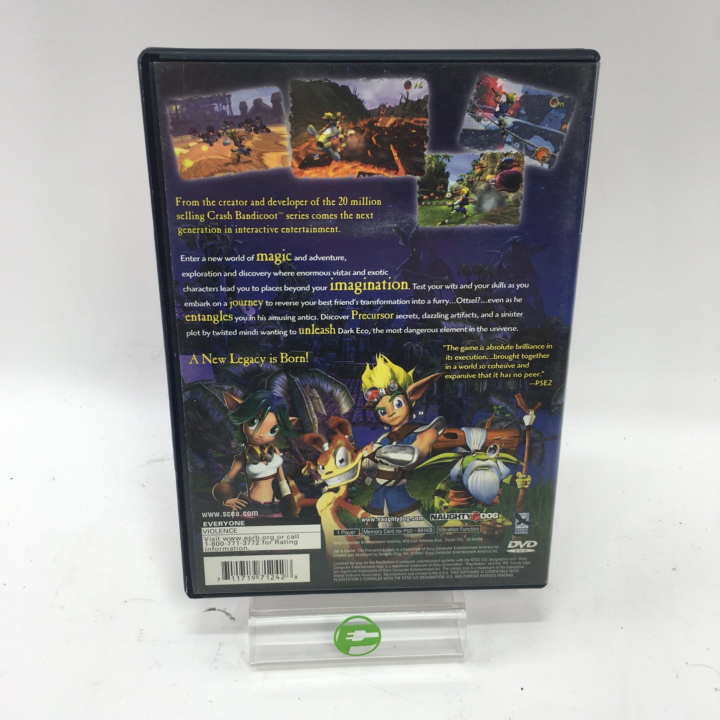 Jak and Daxter The Precursor Legacy (Sony PlayStation 2 PS2, 2001) CIB