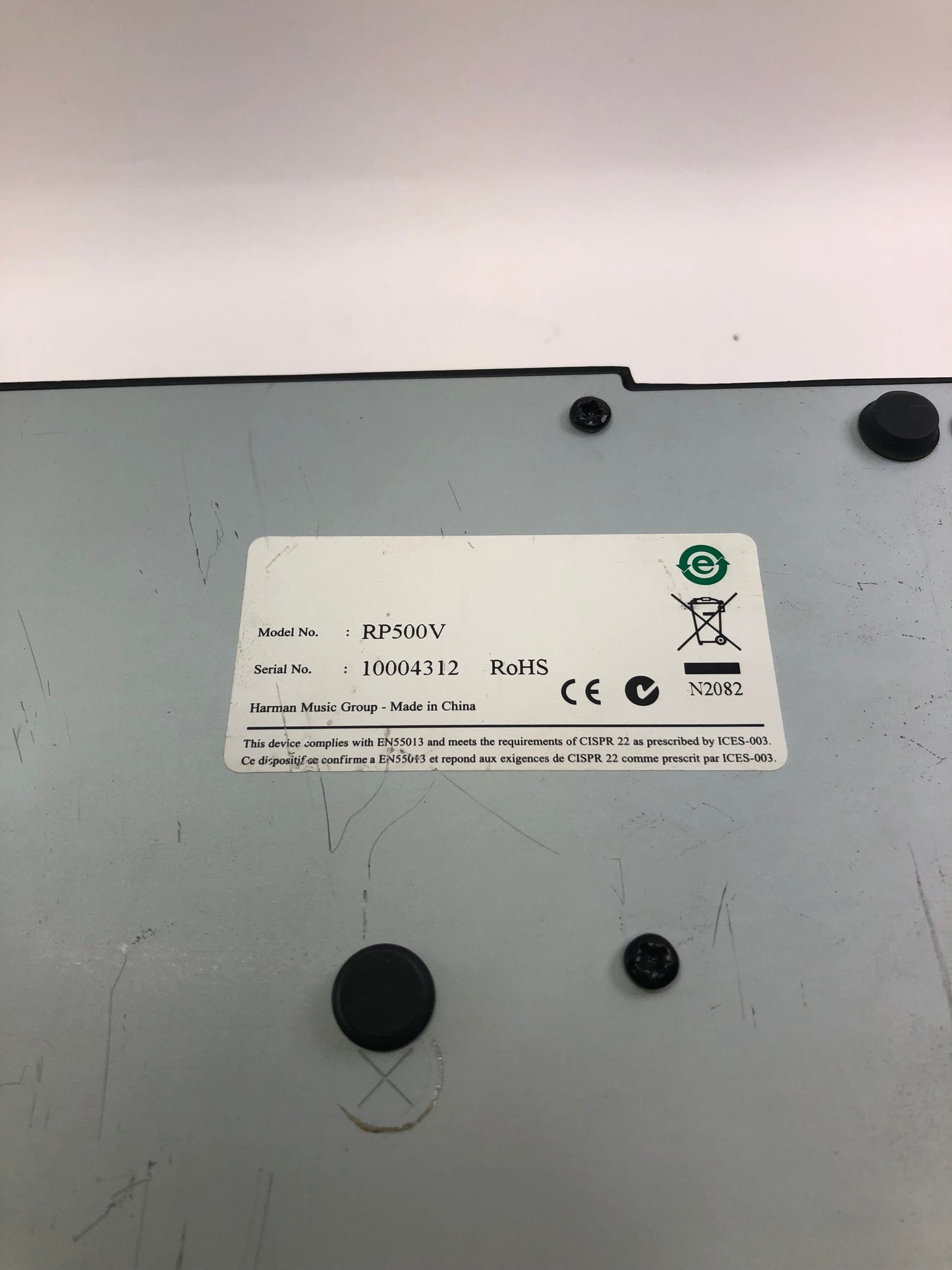 Broken Harman Music Group DigiTech Effect Pedal RP500V For Parts Only READ