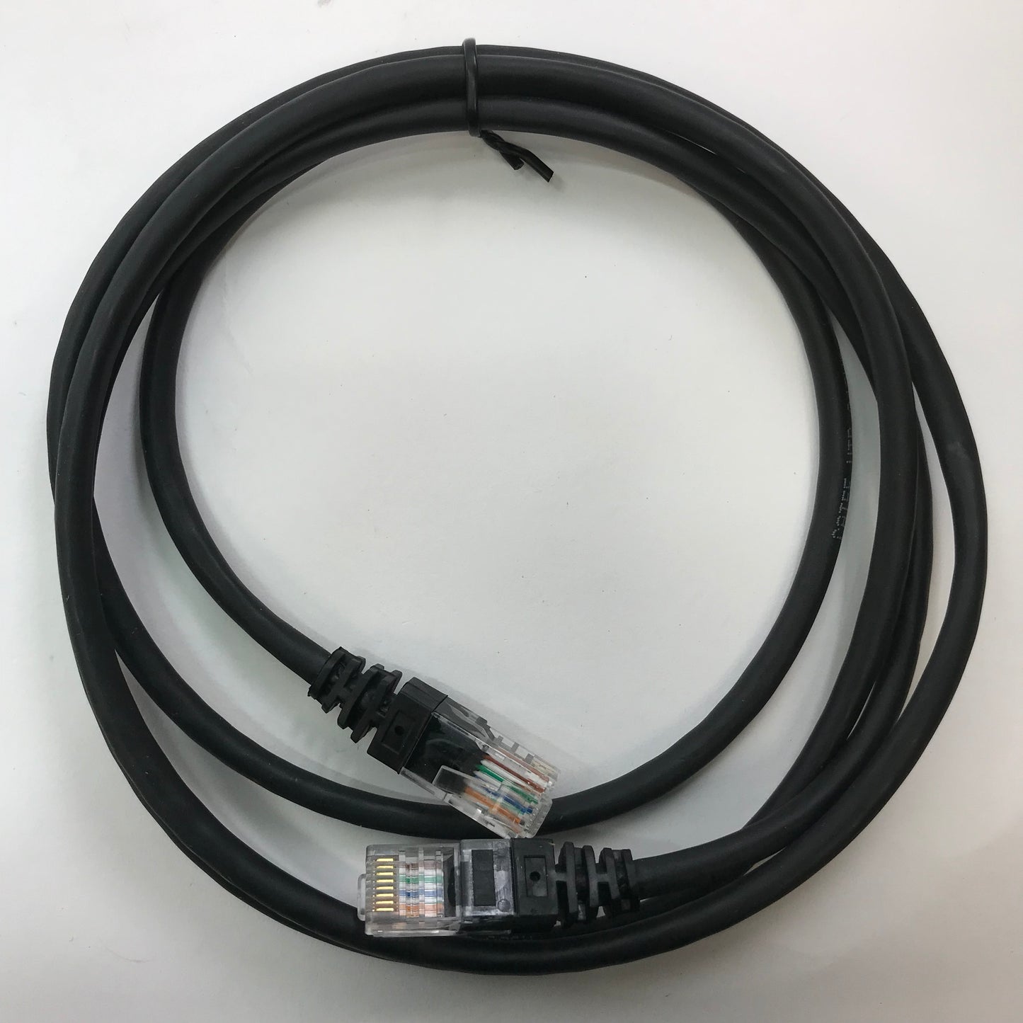 Lot of 11 - Brand New Patch Cables, Cat 5E Network Cable, Black, 5 ft., RJ-45