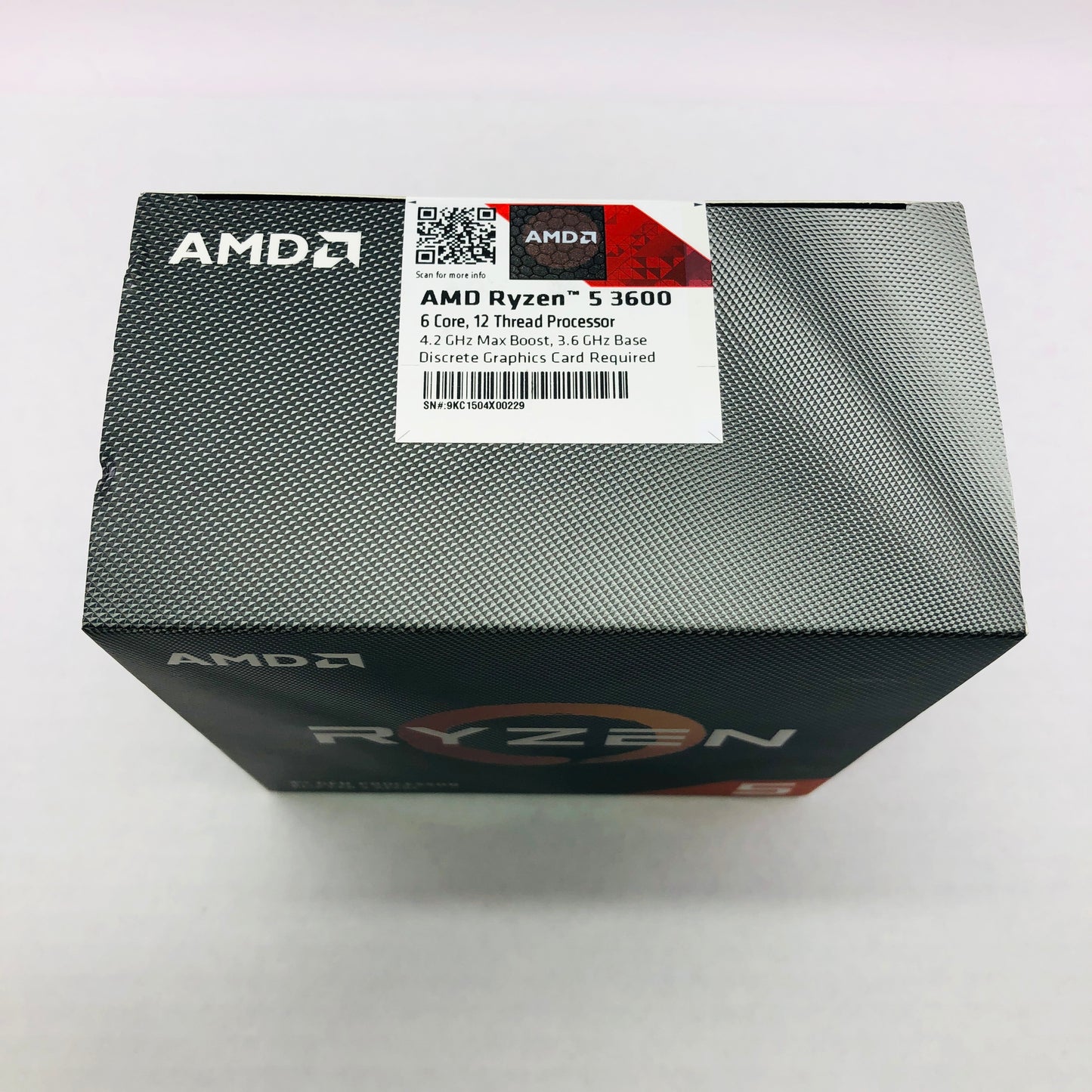 New AMD Ryzen 5 3600 3.6GHz 4.2GHz Max Boost New in Box