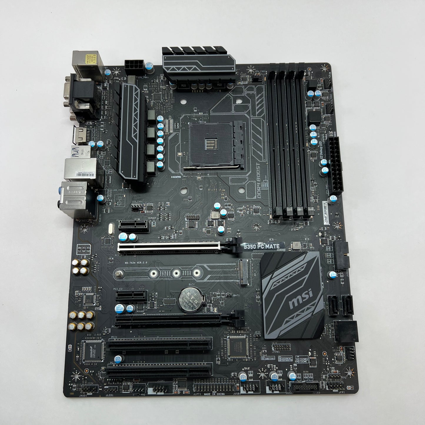 MSi B350 PC MATE AM4 ATX DDR4 Motherboard