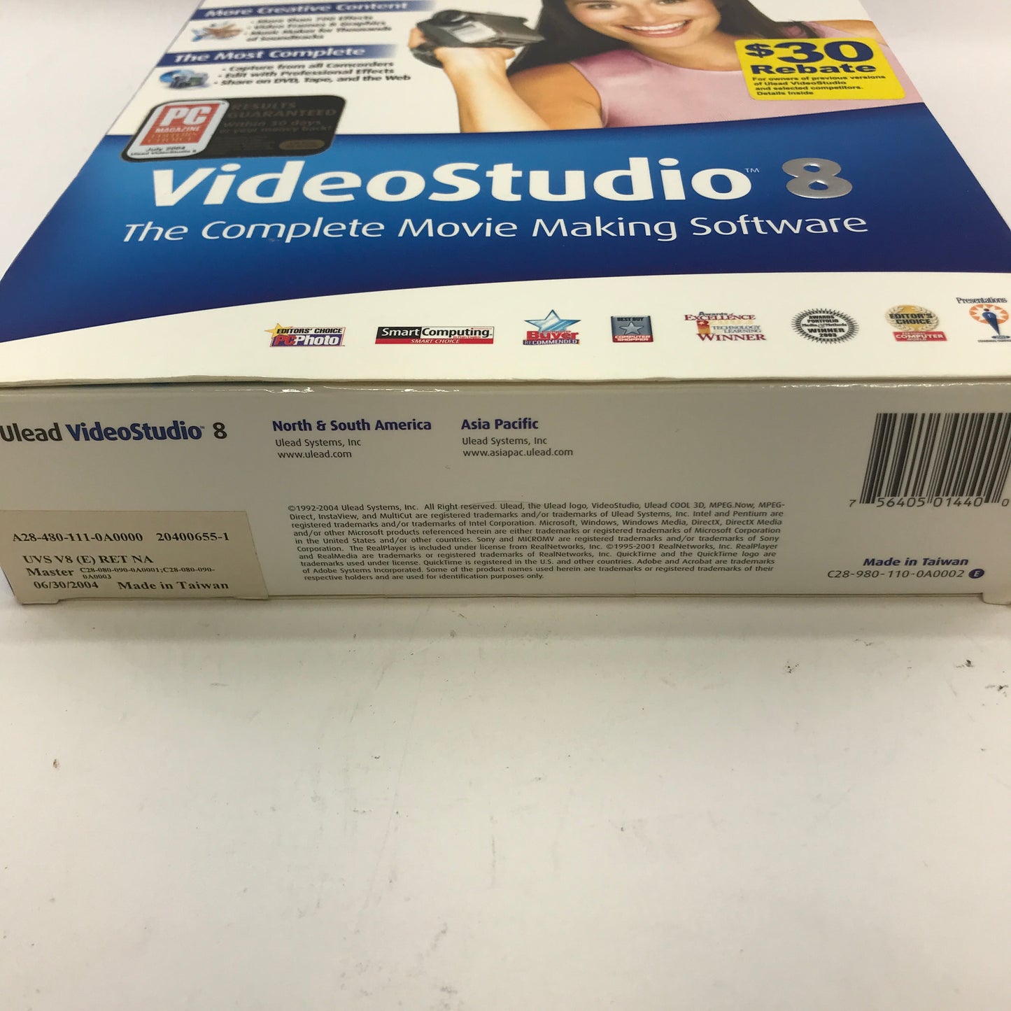 New Ulead VideoStudio 8 Complete Movie Making Software