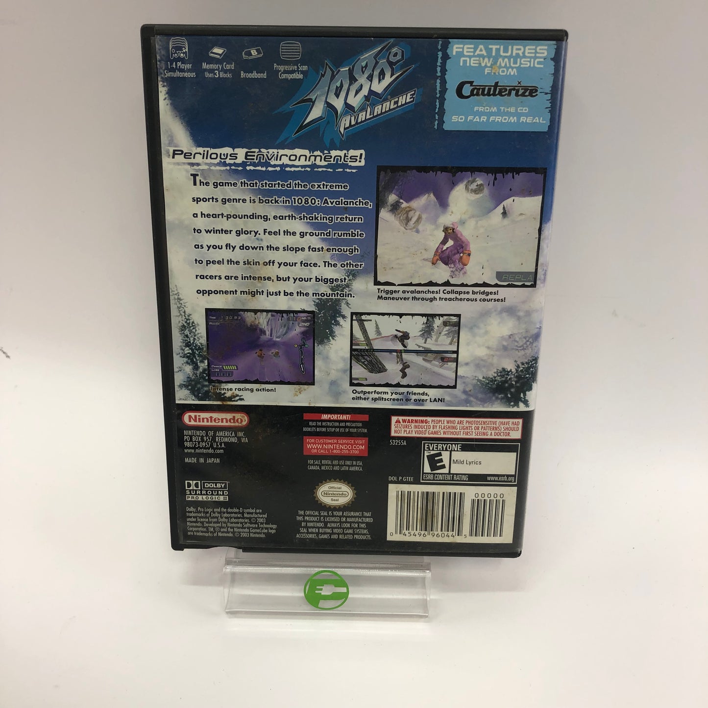 1080 Avalanche (Nintendo GameCube, 2003) No Manual