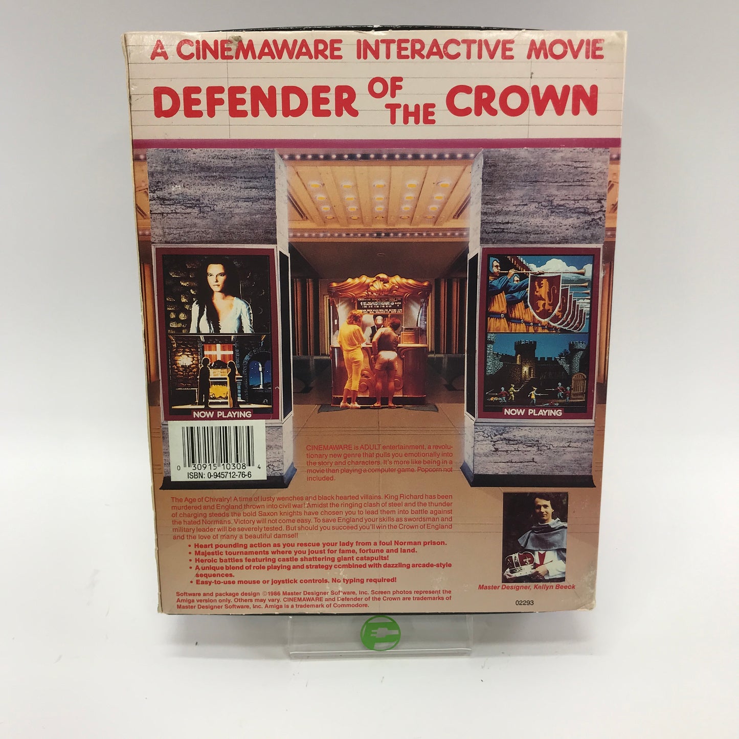 Defender of the Crown (PC, 1987) Complete in Original Box w Inserts, CIB