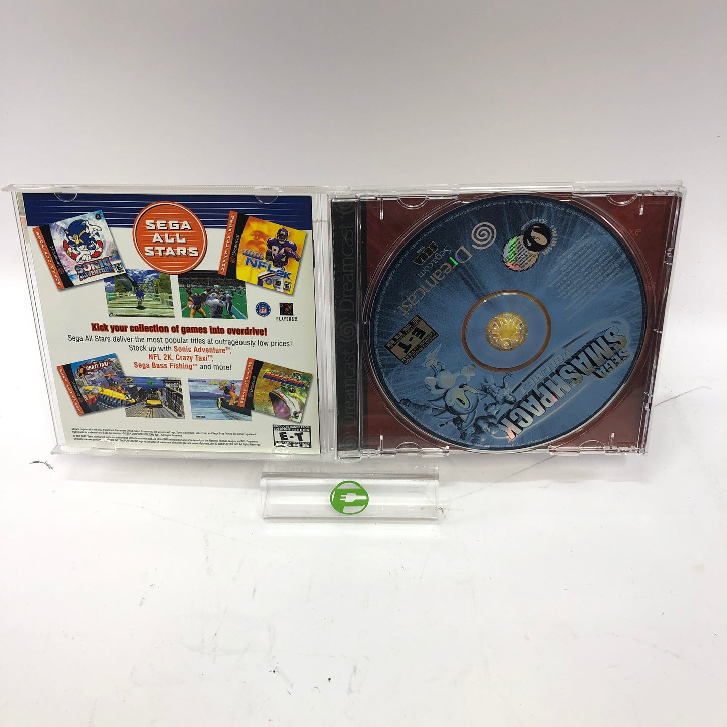 Sega Smash Pack Volume 1 (Sega Dreamcast, 2001) Complete in Box w/ Manual, CIB
