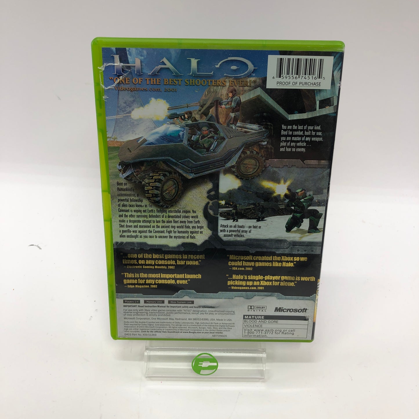 Halo Combat Evolved and Halo 2, Both CIB Microsoft Original Xbox Games