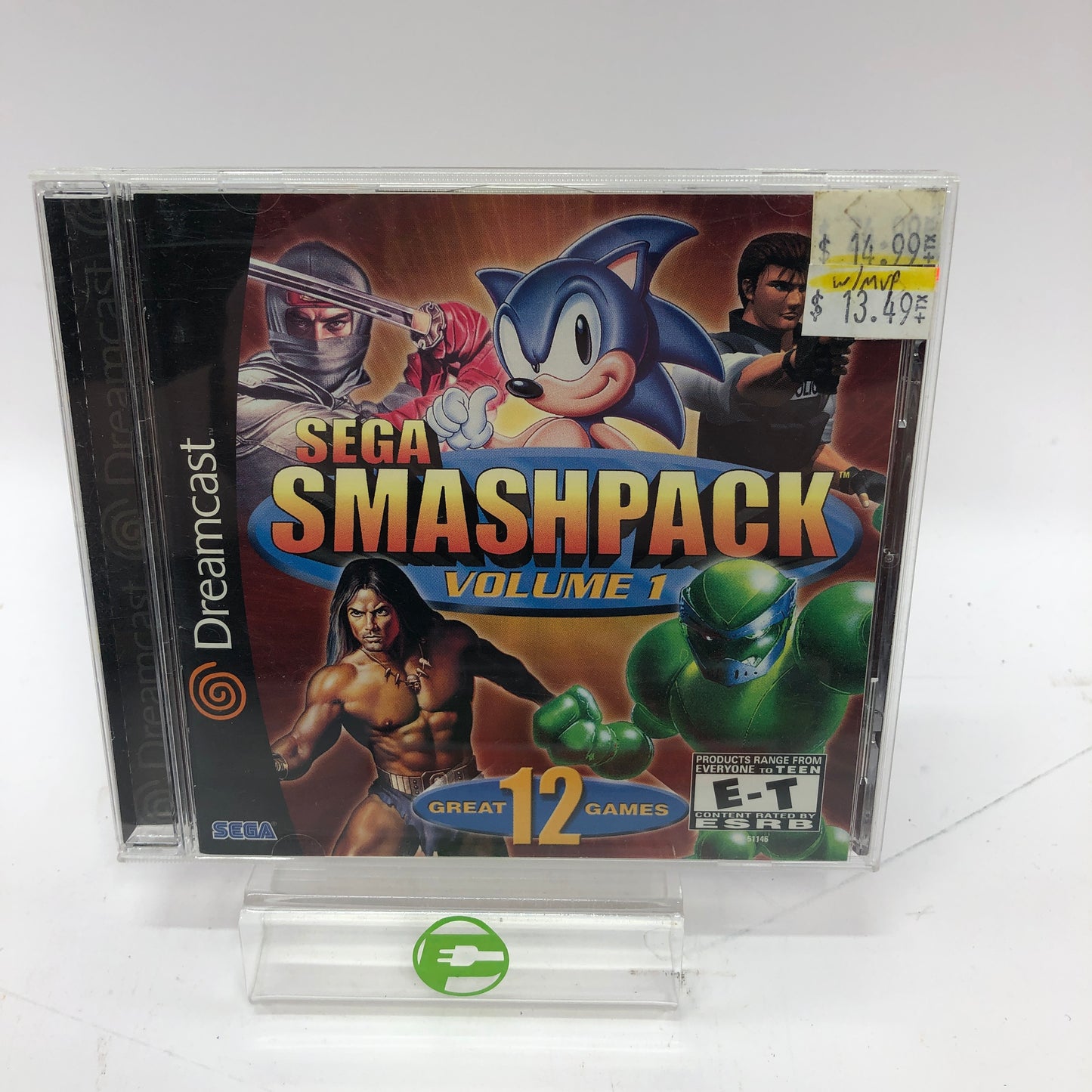 Sega Smash Pack Volume 1 (Sega Dreamcast, 2001) Complete in Box w/ Manual, CIB