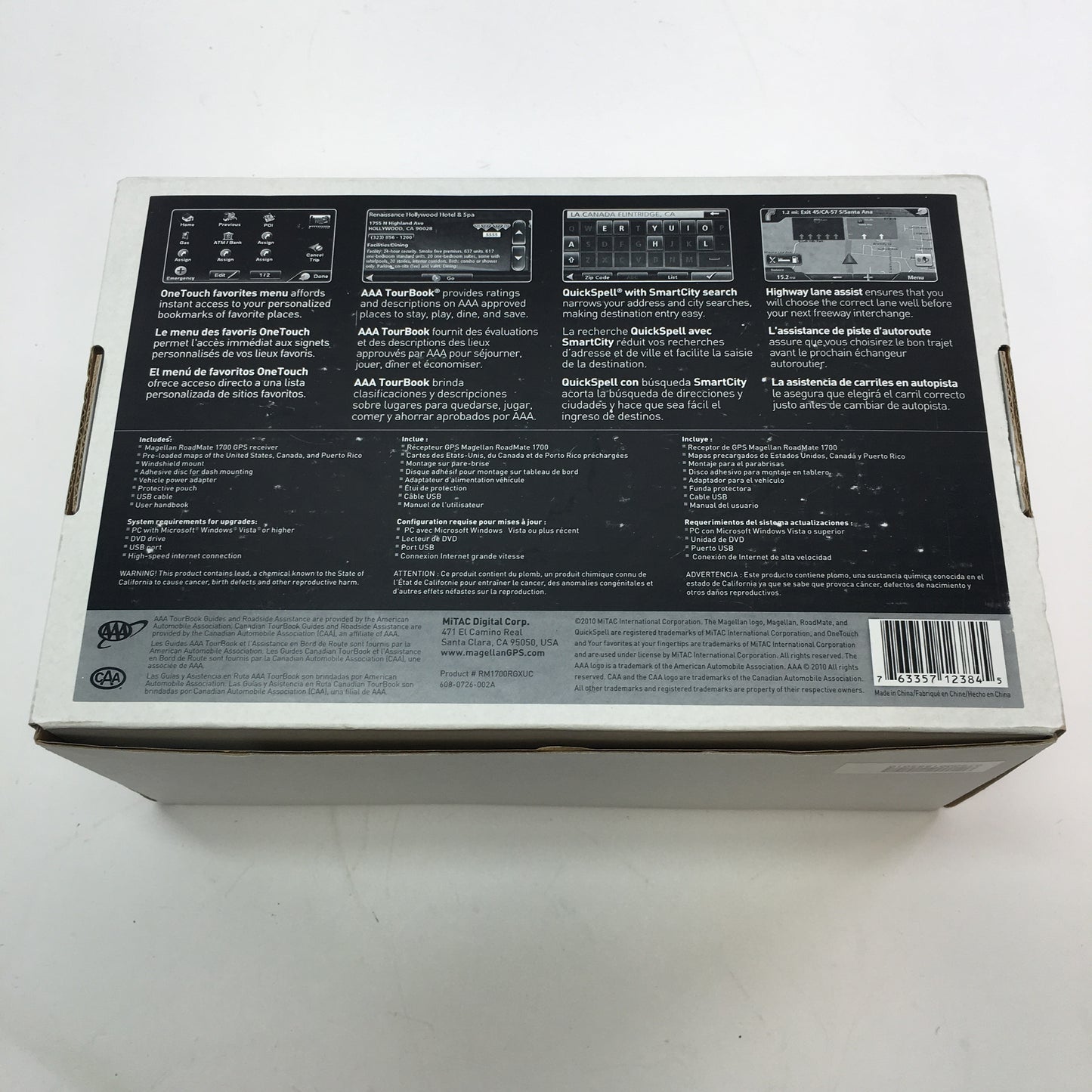 Magellan RoadMate 1700 GPS 608-0725-001A