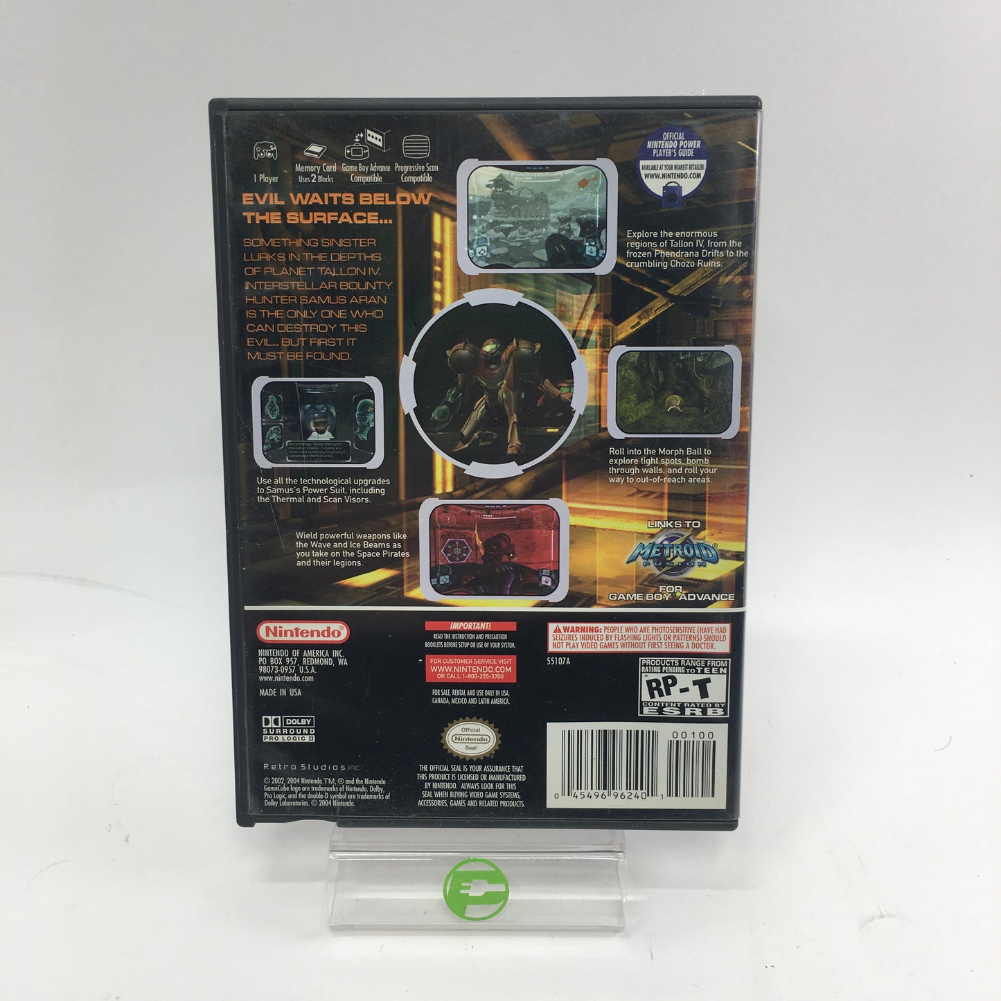 Metroid Prime and Metroid Prime 2 Echoes Bundle, CIB, Tested and Working
