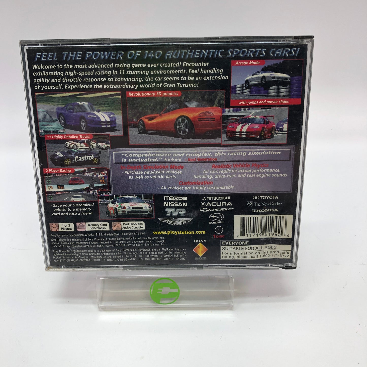 Gran Turismo and Gran Turismo 2 Sony PlayStation 1 PS1 Games READ