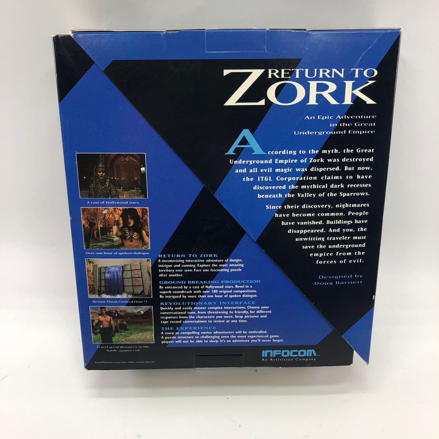 Return to Zork (PC) Complete in Original Box w/ All Inserts, CIB