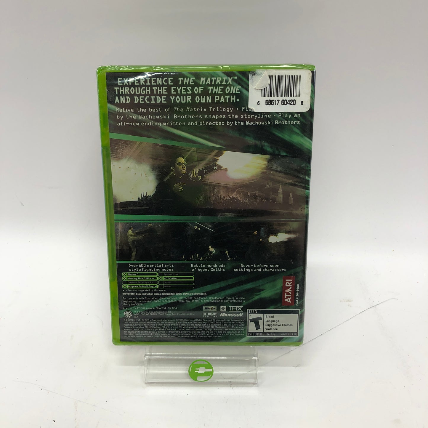 New The Matrix Path of Neo (Microsoft Xbox, 2005) Factory Sealed
