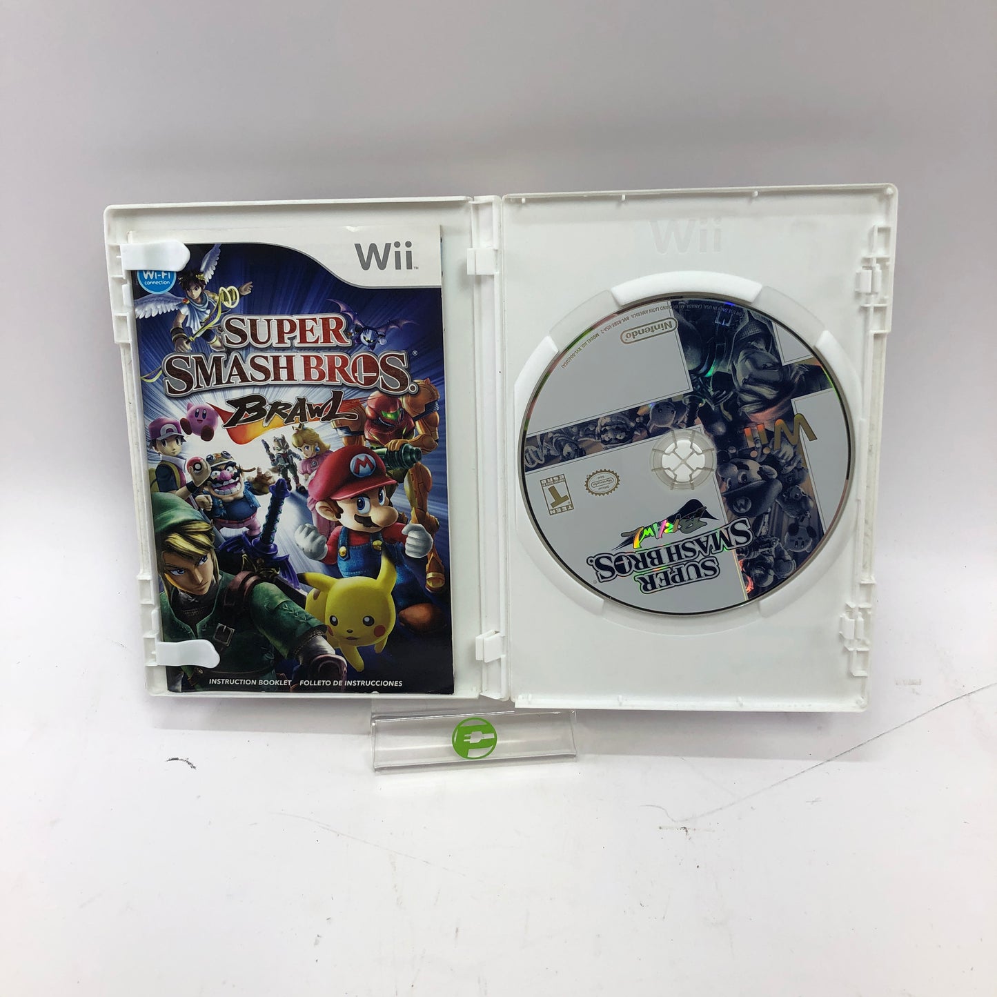 Super Smash Bros. Brawl (Nintendo Wii, 2008) Complete w Manual, No Inserts