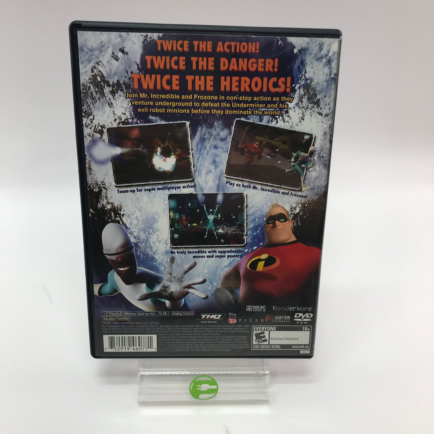 The Incredibles Rise of the Underminer (Sony PlayStation 2 PS2, 2005) CIB