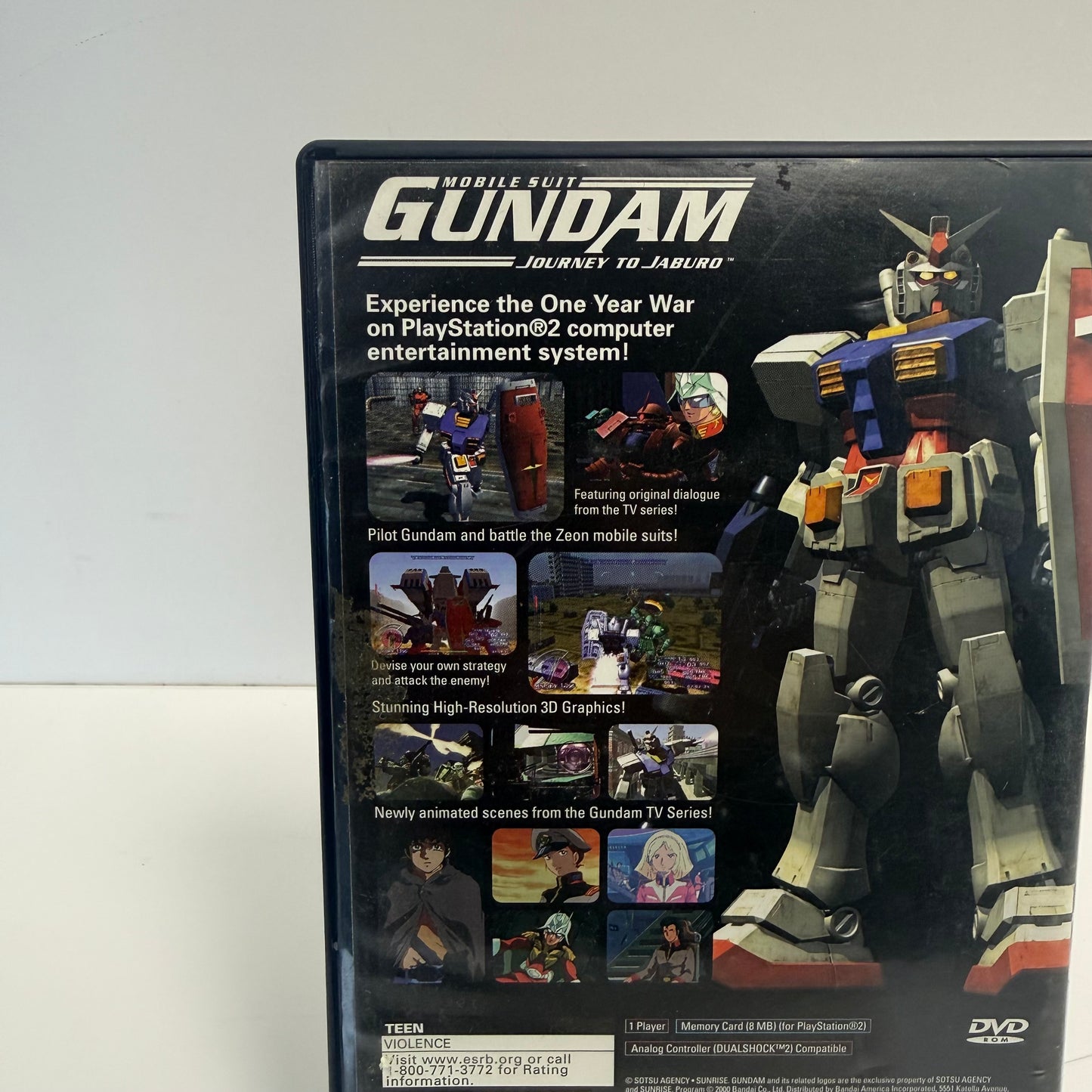 Mobile Suit Gundam Journey to Jaburo (Sony PlayStation 2 PS2, 2001)