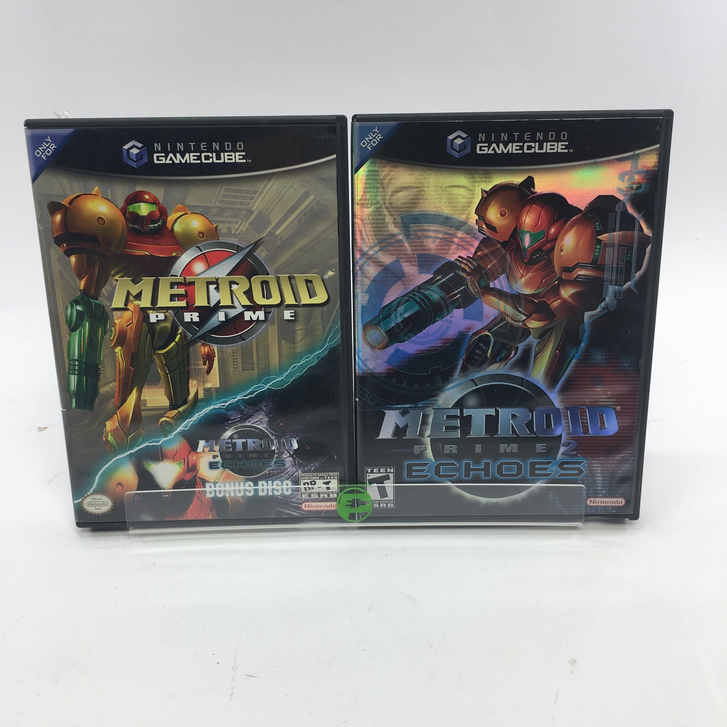 Metroid Prime and Metroid Prime 2 Echoes Bundle, CIB, Tested and Working
