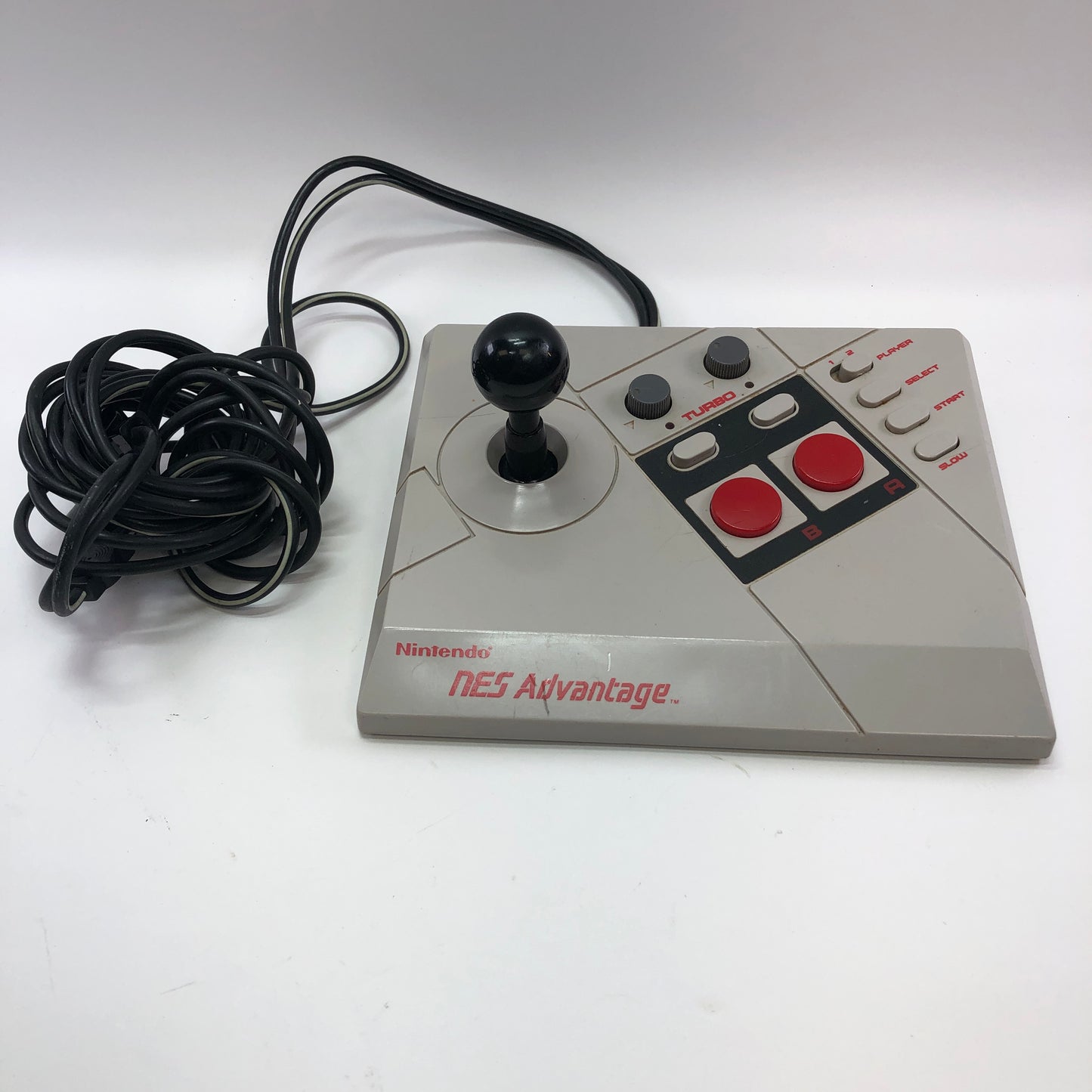 Nintendo NES Advantage Joystick Fighting Stick/Arcade Pad NES-026 Gray