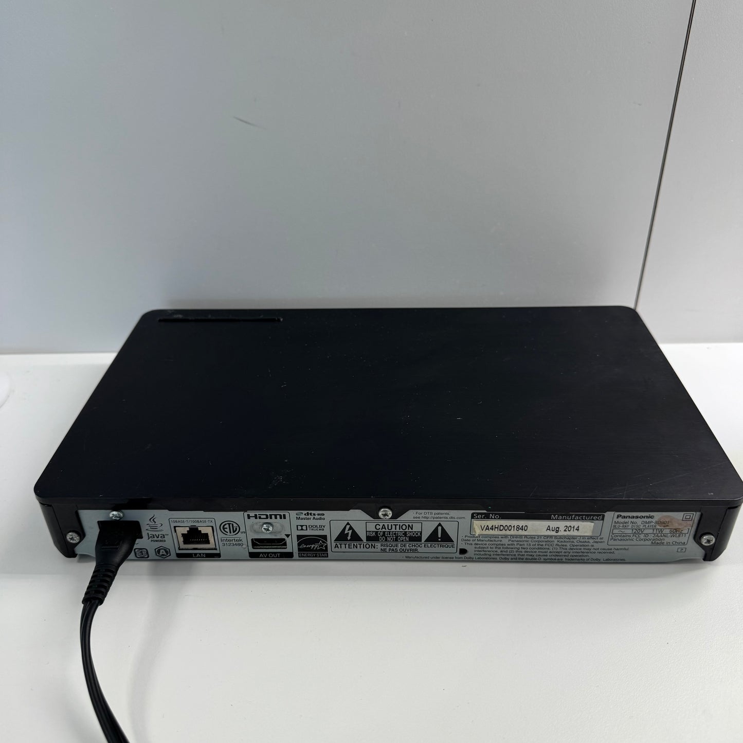 Panasonic DMP-BD901 DVD/Player