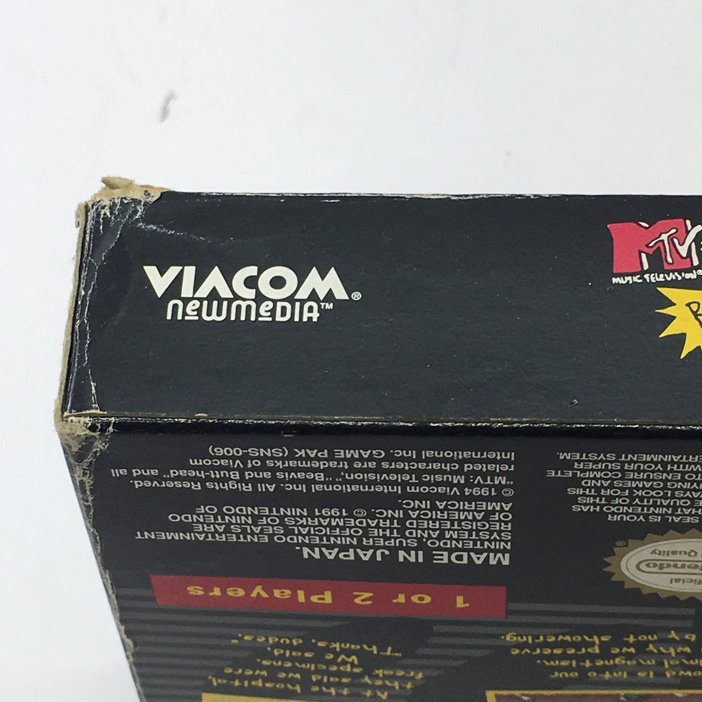 Beavis And Butthead (Super Nintendo SNES, 1994)