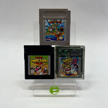 Lot of 3 Wario Land Nintendo Game Boy Games