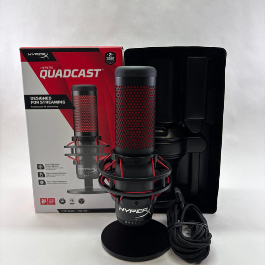 HyperX Quadcaster 20 Hz - 20 kHz USB Microphone HX-MICQC-BK