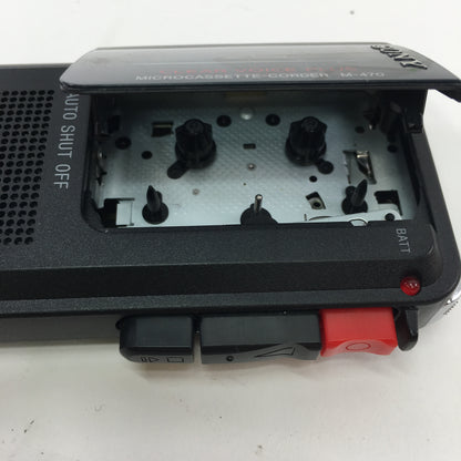 Broken Sony M-470 Cassette Recorder MicroCassette Clear Voice No Power READ