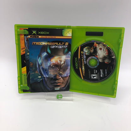 MechAssault 2 Lone Wolf (Microsoft Xbox, 2004) Complete in Original Box w Manual