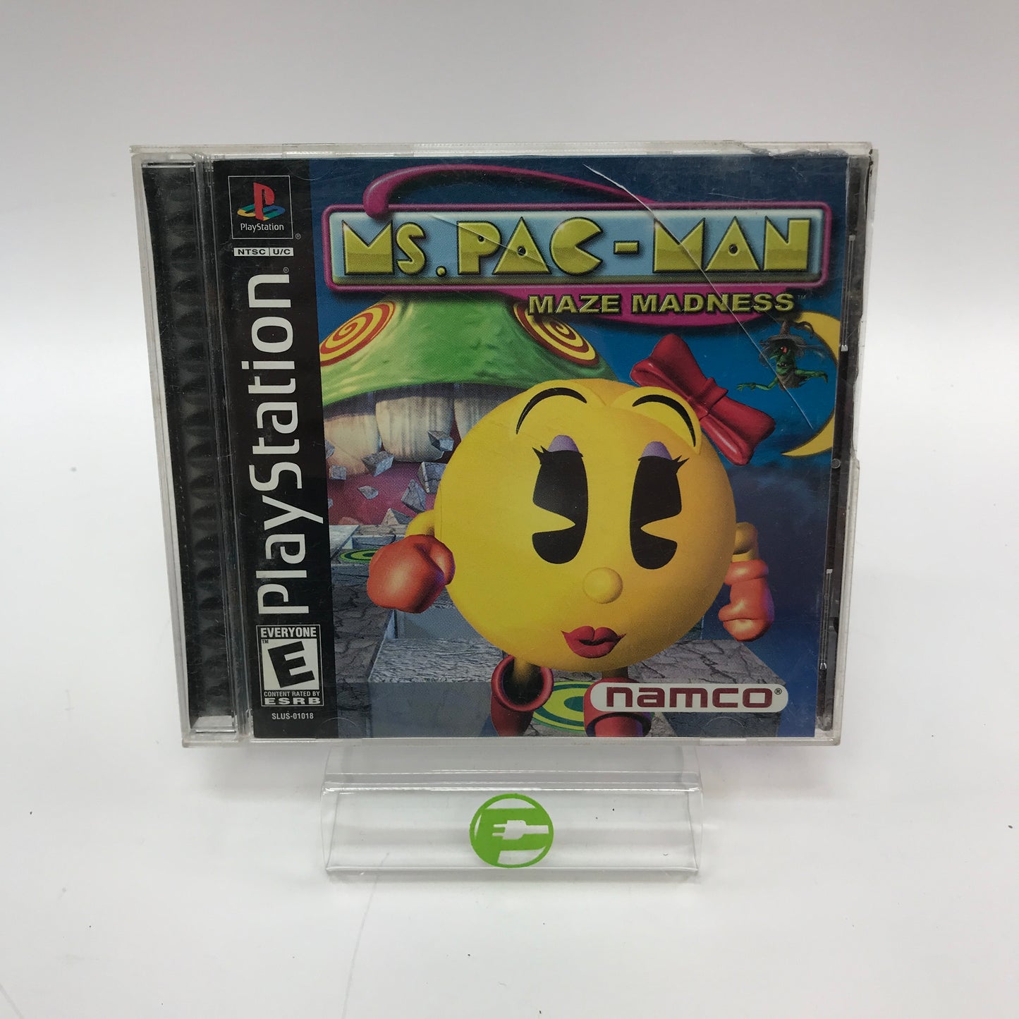 Ms. Pac-Man Maze Madness (Sony PlayStation 1 PS1, 2000) CIB w Registration Card