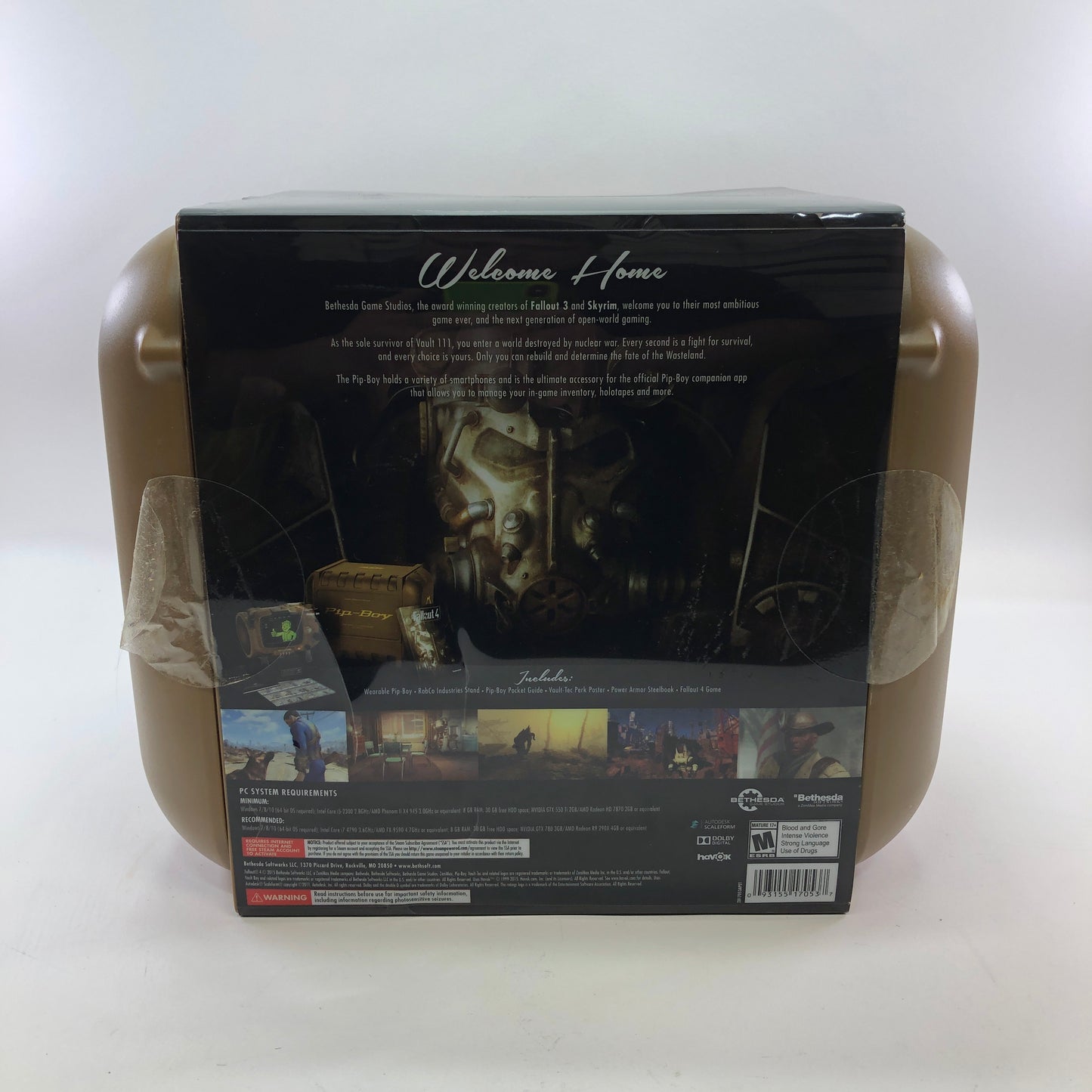 Fallout 4 [Pip Boy Collector's Edition] (PC, 2015) Complete CIB
