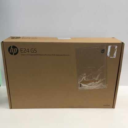 New HP E24 G5 23.8" FHD 75 Hz Tilt Height Adjustable Pivot Swivel Stand Monitor