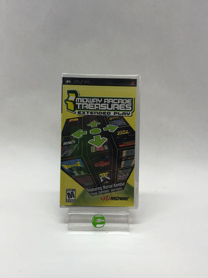 New Midway Arcade Treasures Extended Play (Sony PlayStation Portable PSP, 2005)
