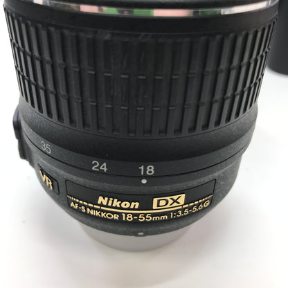 Nikon D3000 10.2MP DSLR Camera  w Carrying Bag Tested and Working